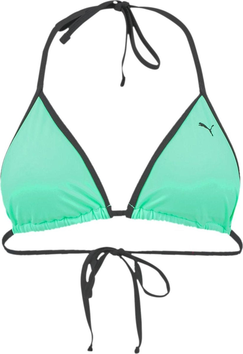 Puma Bikinitopje Driehoek Polyamide/elastaan Mintgroen Mt S