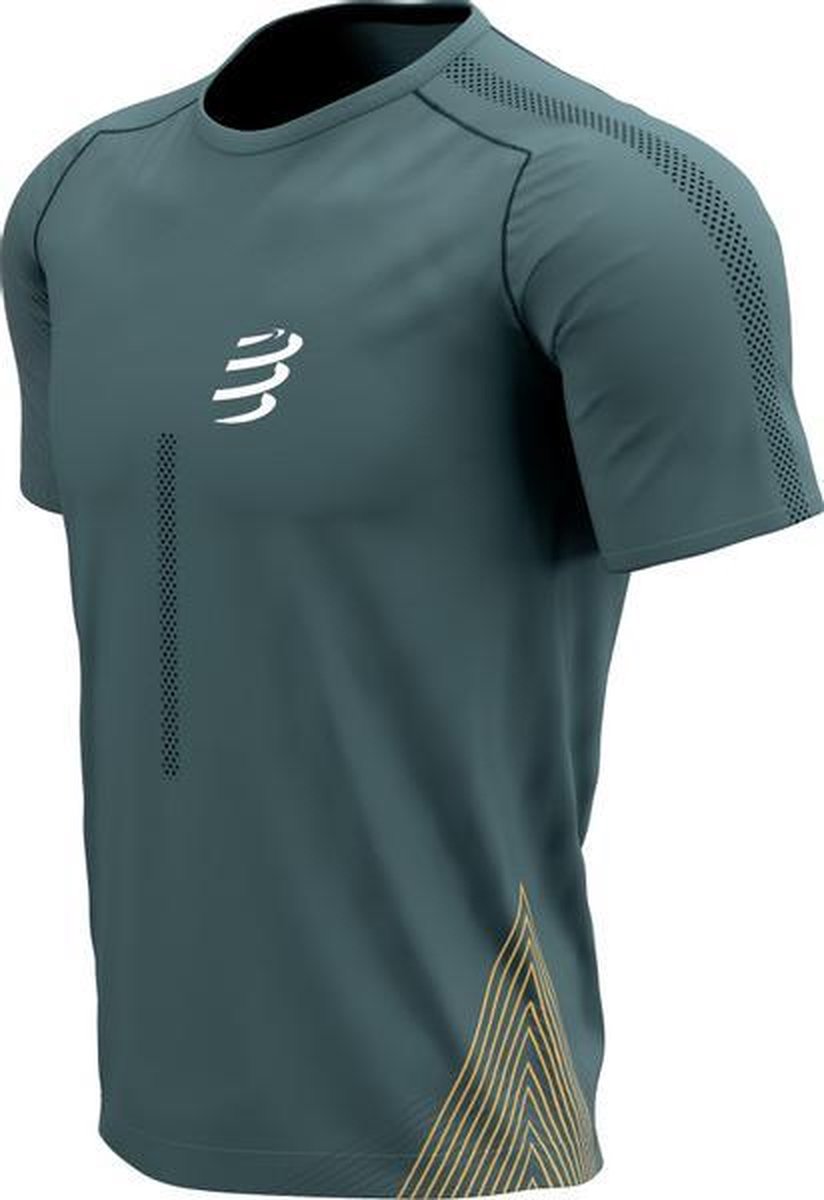 Compressport Performance Shirt Heren - zilver - maat L