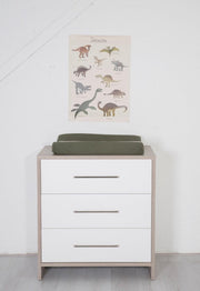 Cabino Commode Denver - Wit/Grijs
