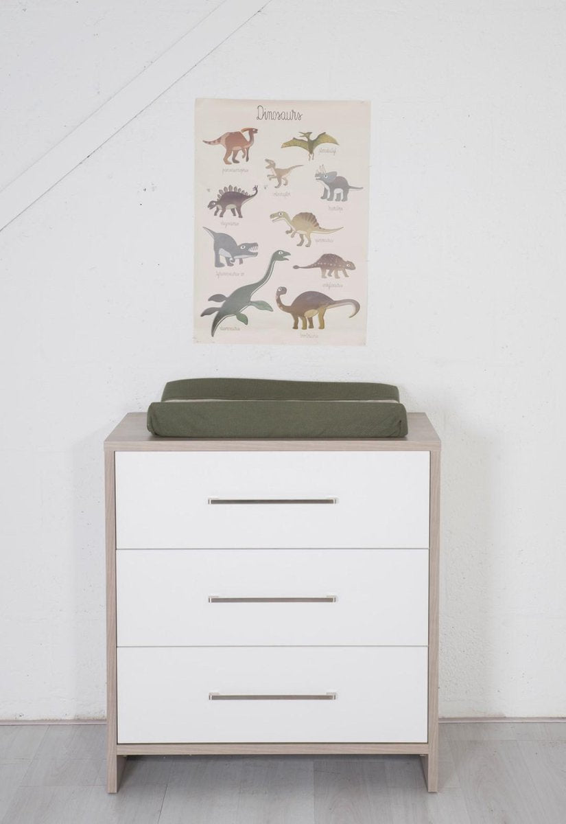 Cabino Commode Denver - Wit/Grijs