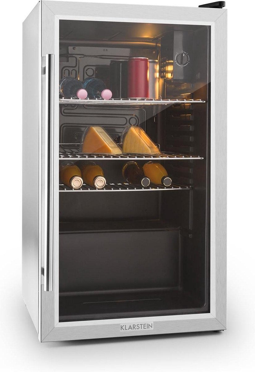 Klarstein 10027673 - Tafelmodel koelkast - Glazen deur