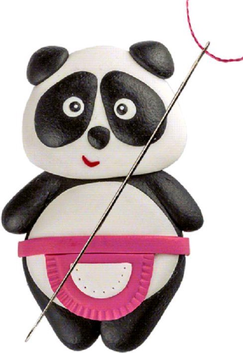 NEEDLEMINDER PANDA (HANDGEMAAKT) - (2.5 x 4 cm) NAALDMAGNEET WONDERLAND