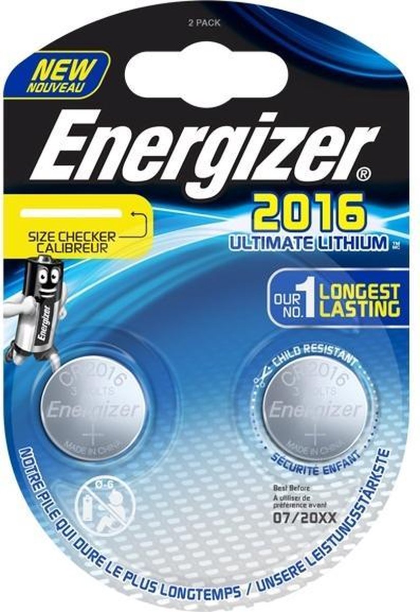 Energizer CR2016 Single-use battery Lithium
