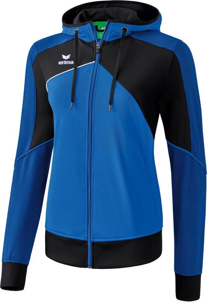 Erima Premium One 2.0 Dames Trainingsjack - Jassen  - blauw kobalt - 48