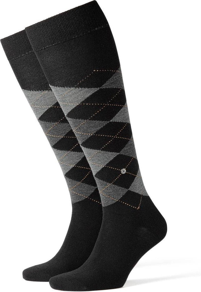 Burlington Edinburgh Heren Kniekous 27082 - Zwart 3000 black Heren - 40-46