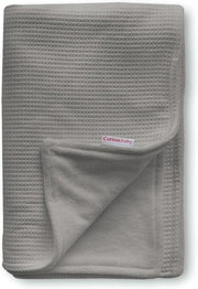 Cottonbaby - Wiegdeken Gevoerd 75x90 cm - DonkerGrijs