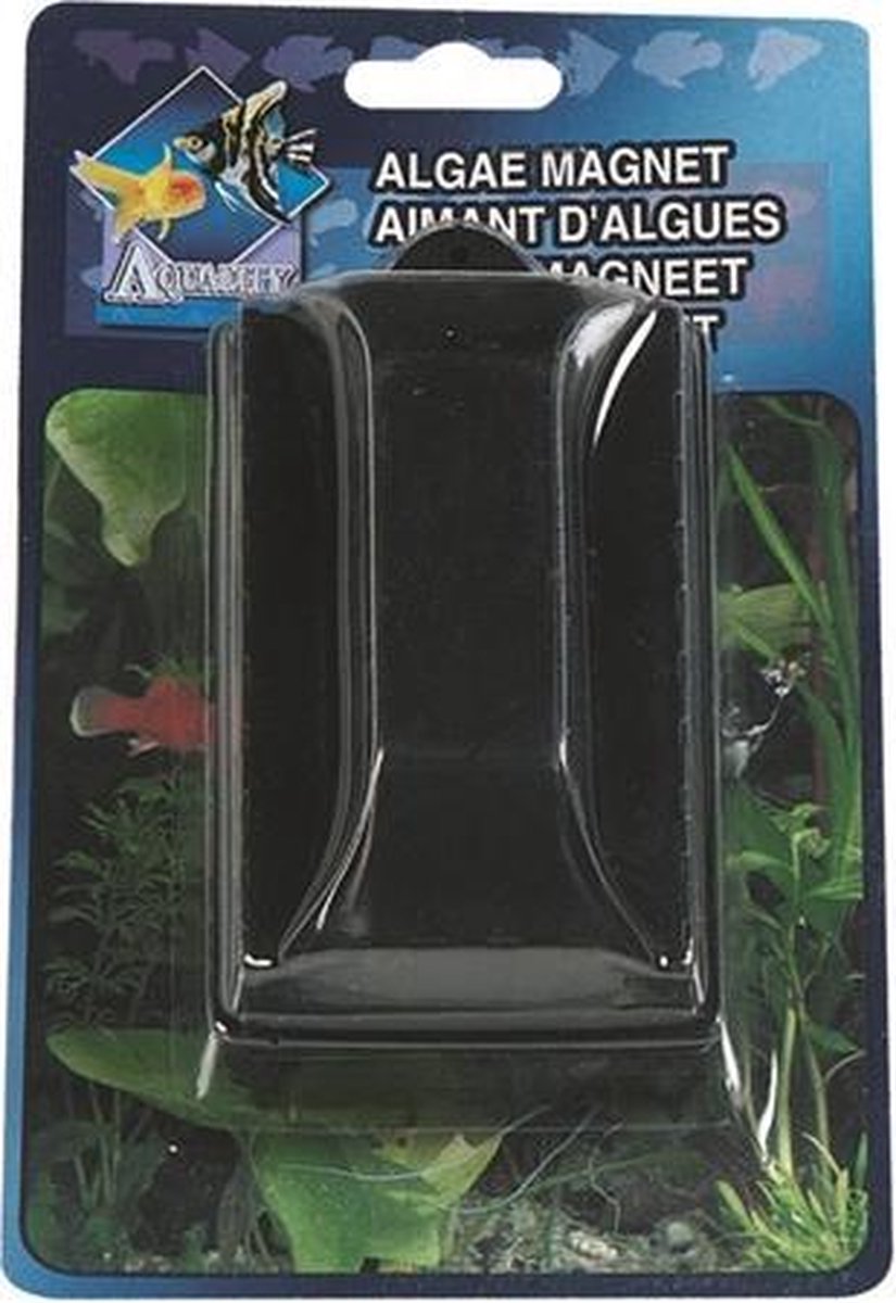 Flamingo Algenmagneet Cleaner Magix - Zwart - 12 x 6 x 5 cm