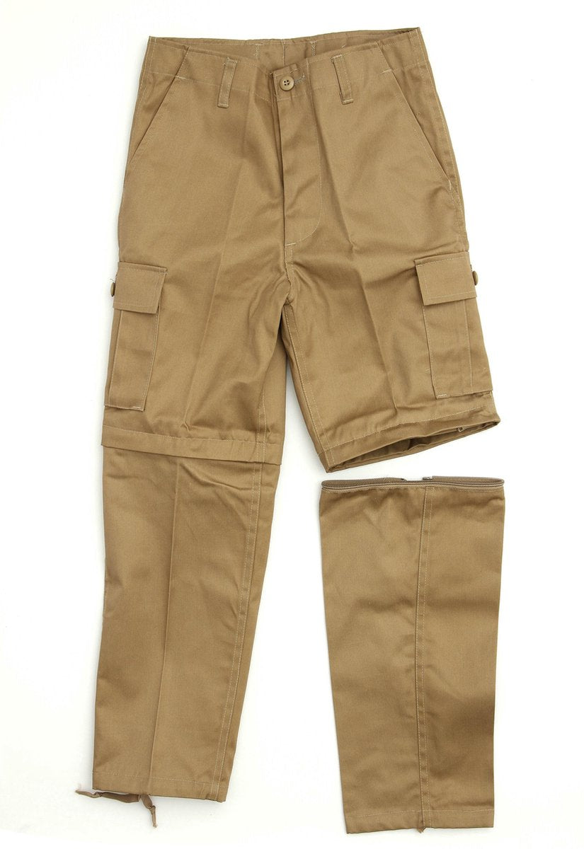 Fostex Zip Pants Kids Khaki Maat M (+/- 8 Jaar)