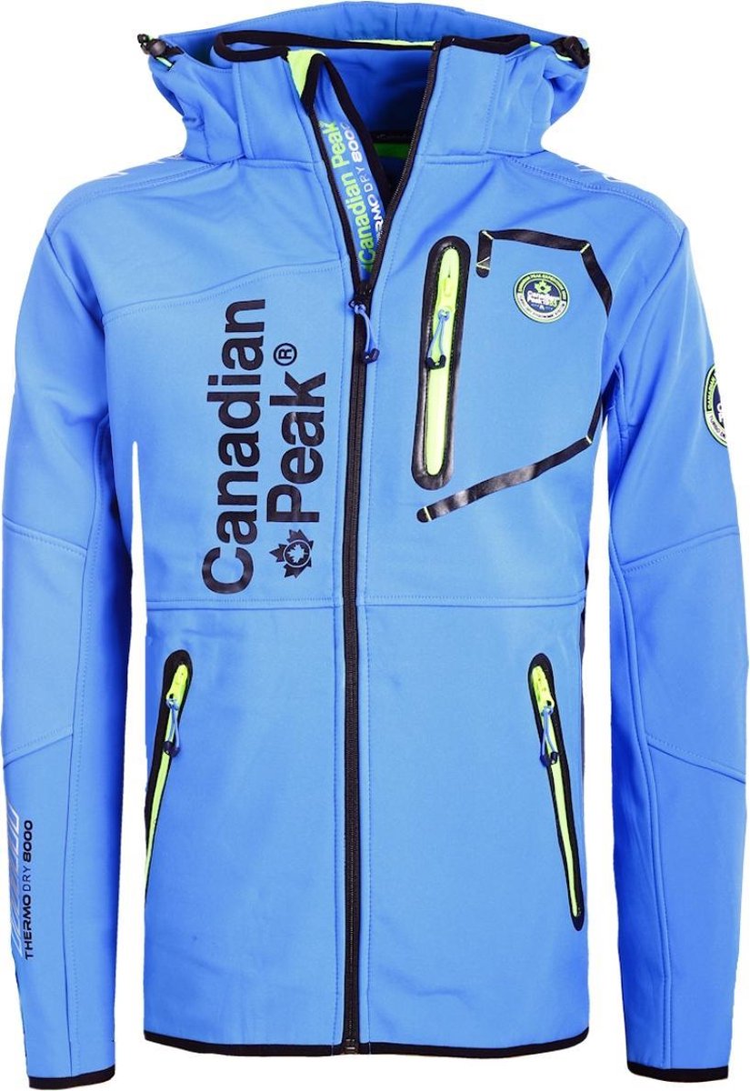 Canadian Peak Softshell Jas Heren Royal Blauw Tubis - M