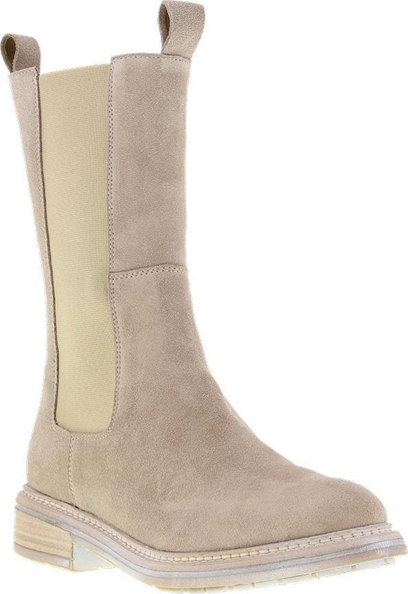 Tango | Cate 20-c beige high chelsea boot - natural sole | Maat: 39