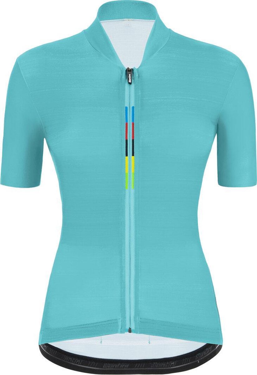 Santini Official Uci Rainbow S/S Jersey For Women  - Maat M