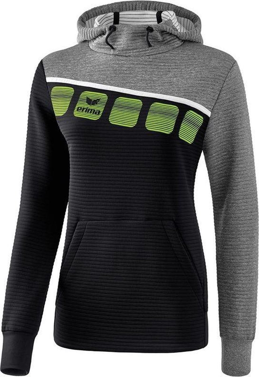 Erima 5-C Dames Sweater - Sweaters  - zwart - 46