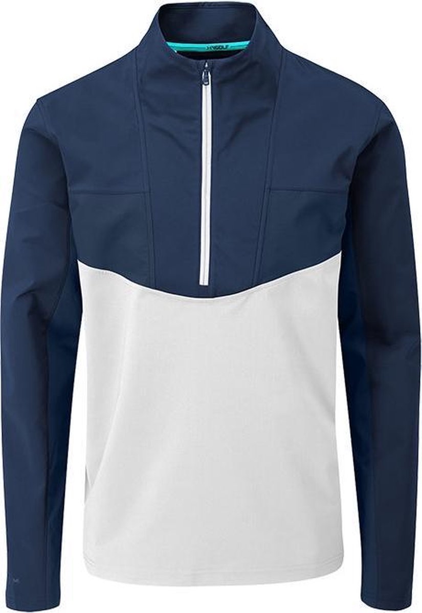 UA Storm Windstrike 1/2 Zip-Academy / White / White