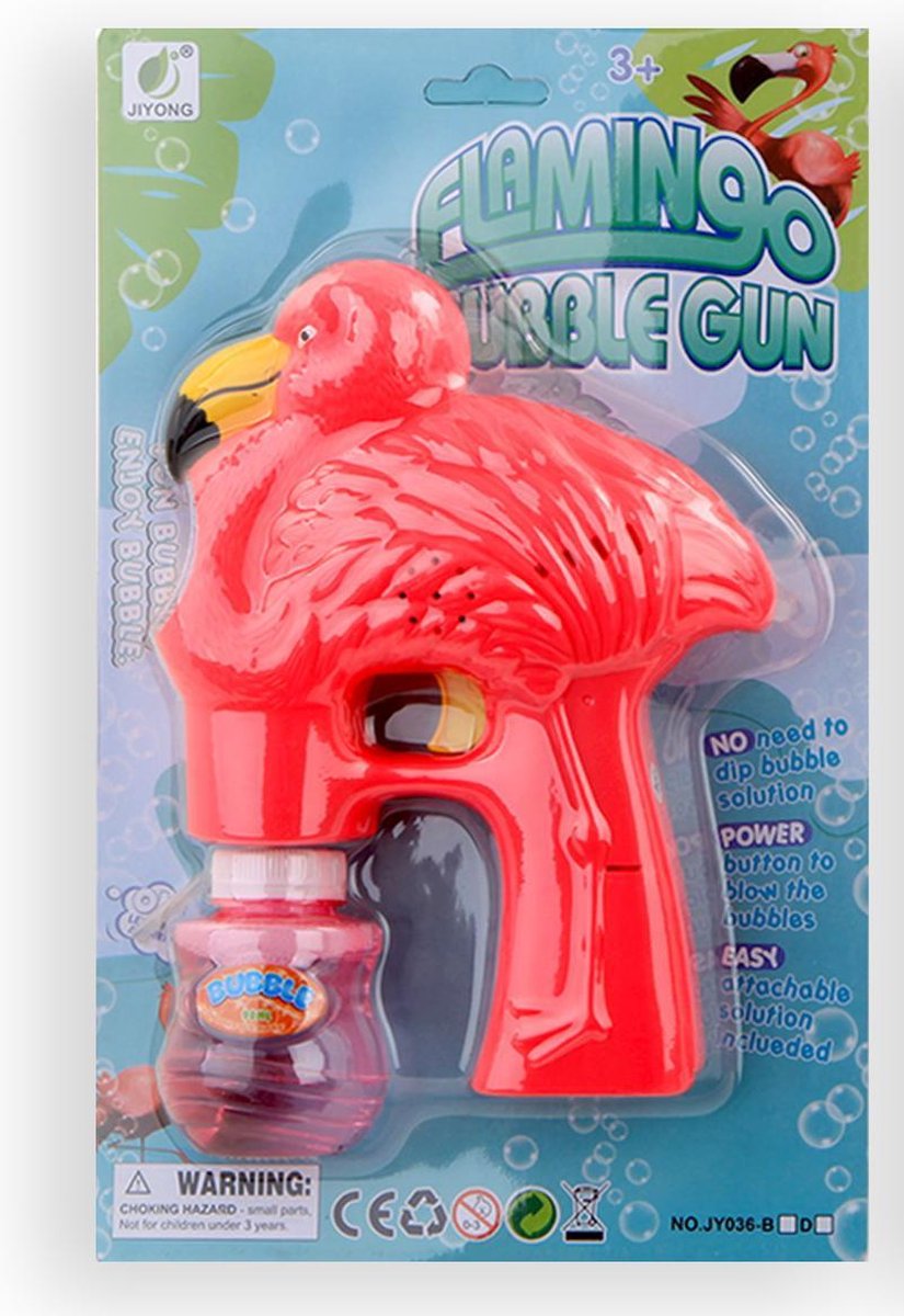 Bellenblaas Pistool - Bellenblaaspistool - Flamingo - oranje 8436