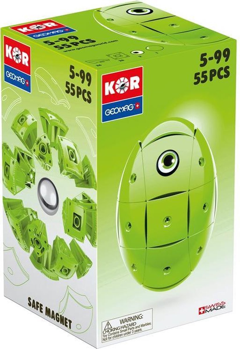 Geomag KOR 2.0 Pantone 375 Green 55 delig