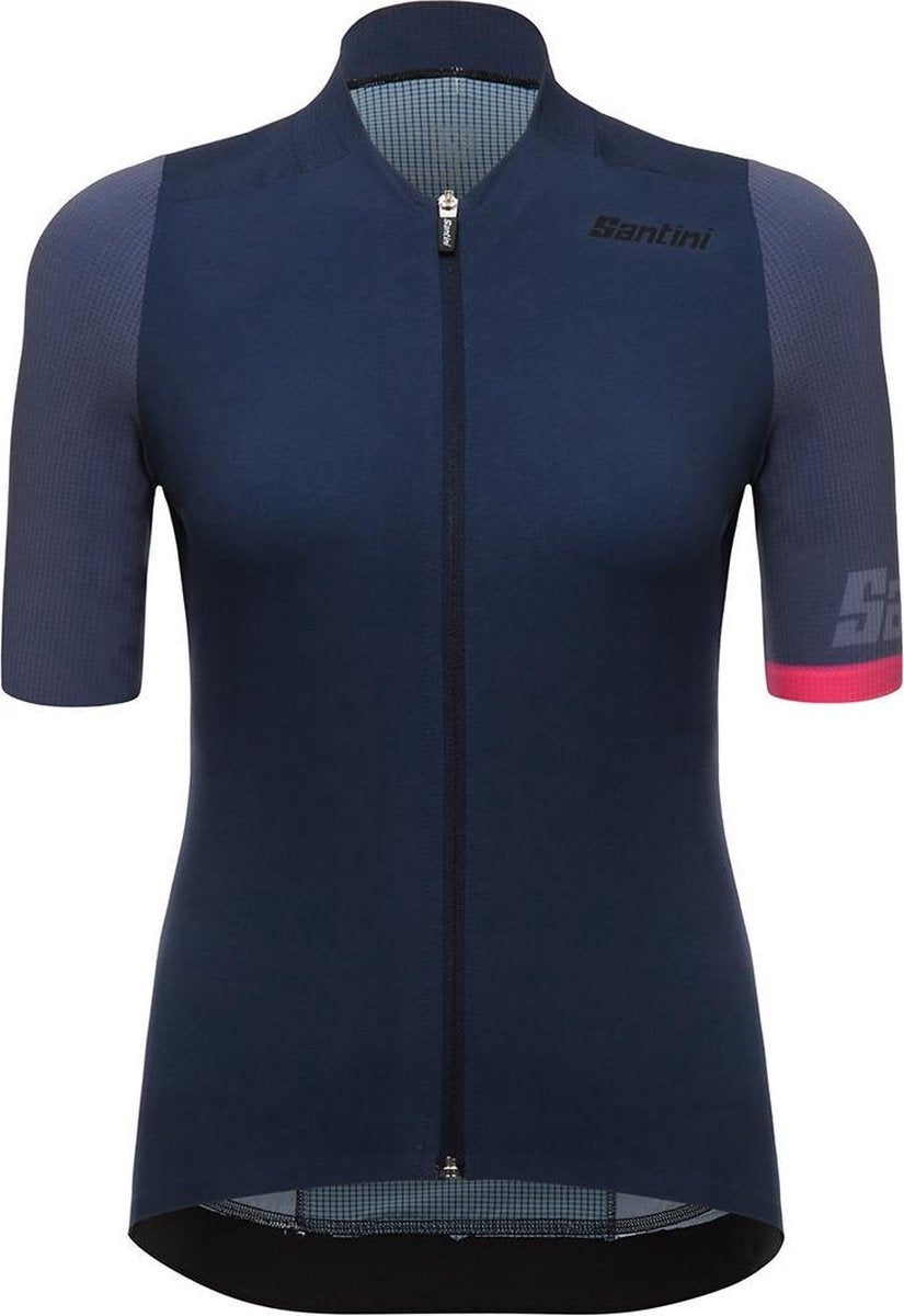Santini Genio S/S Jersey Blue - Maat M
