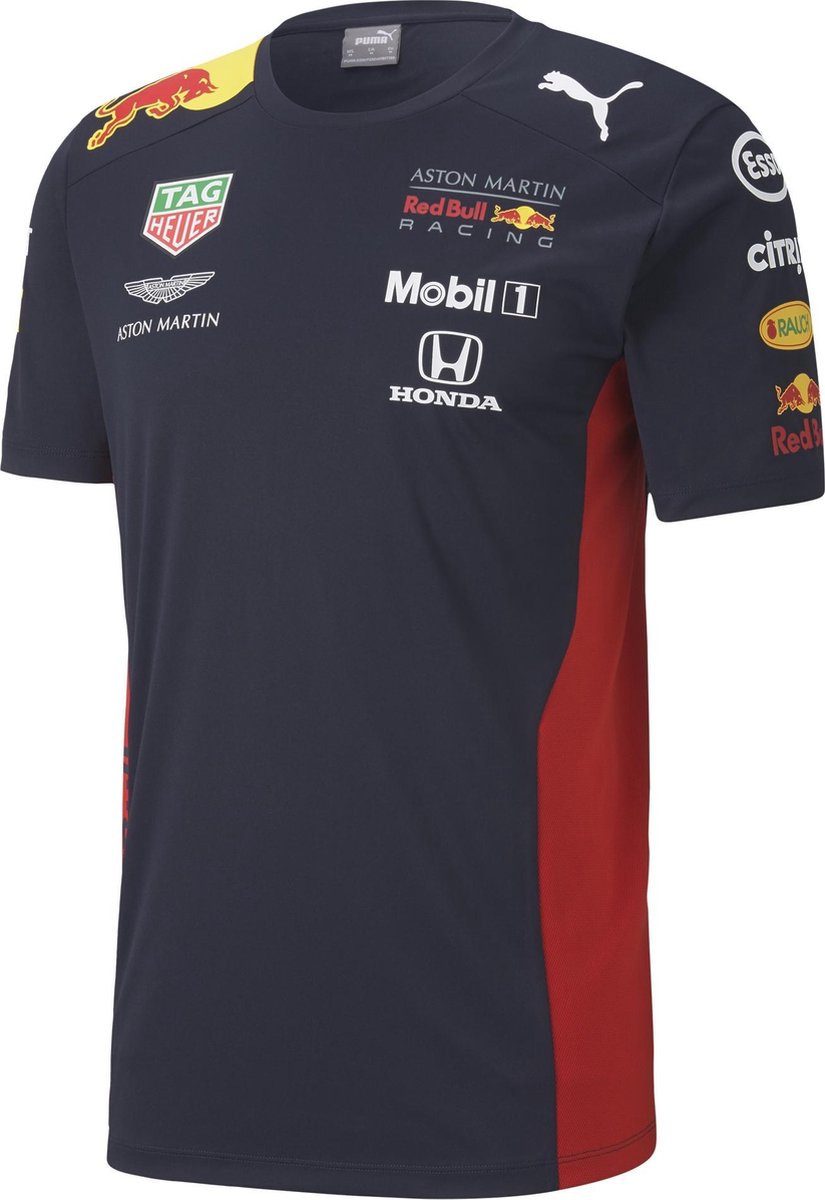 PUMA AMRBR Team Tee Sportshirt Heren - Night Sky - Maat S