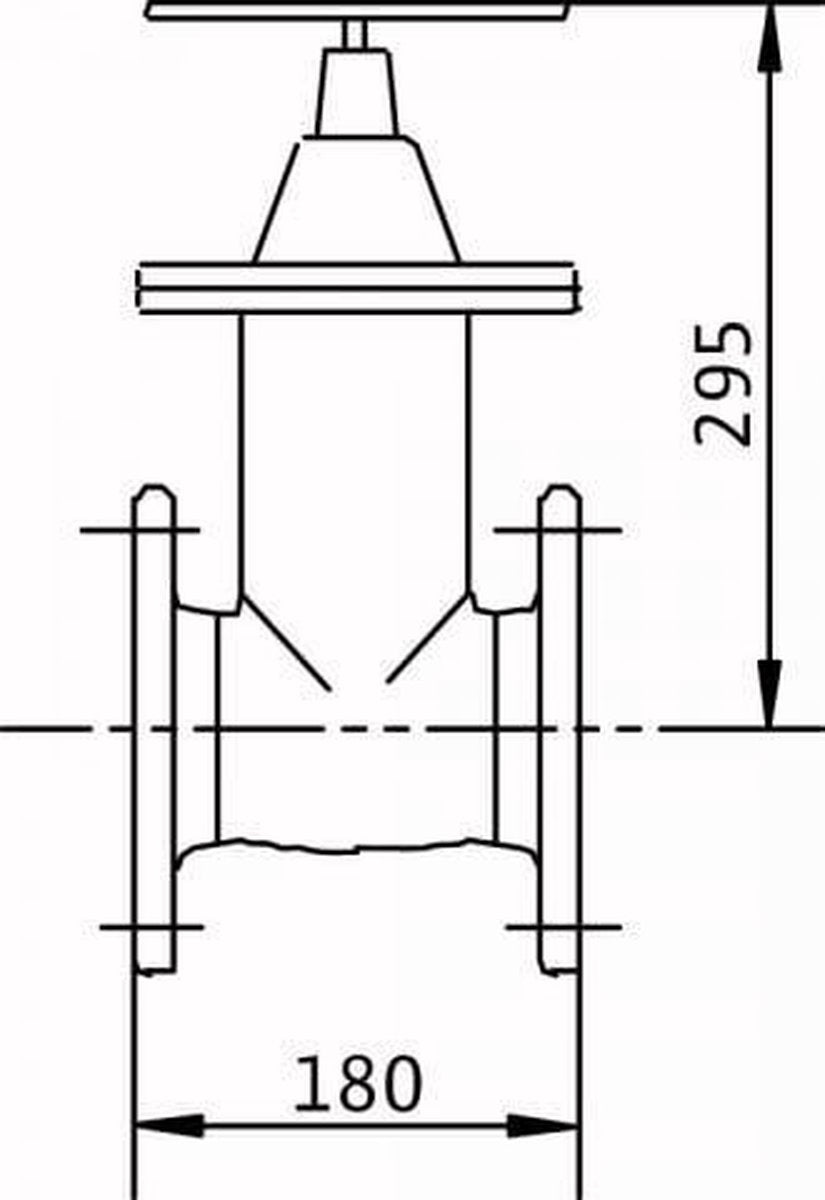 Wilo schuifafsluiter DN80 PN10/16