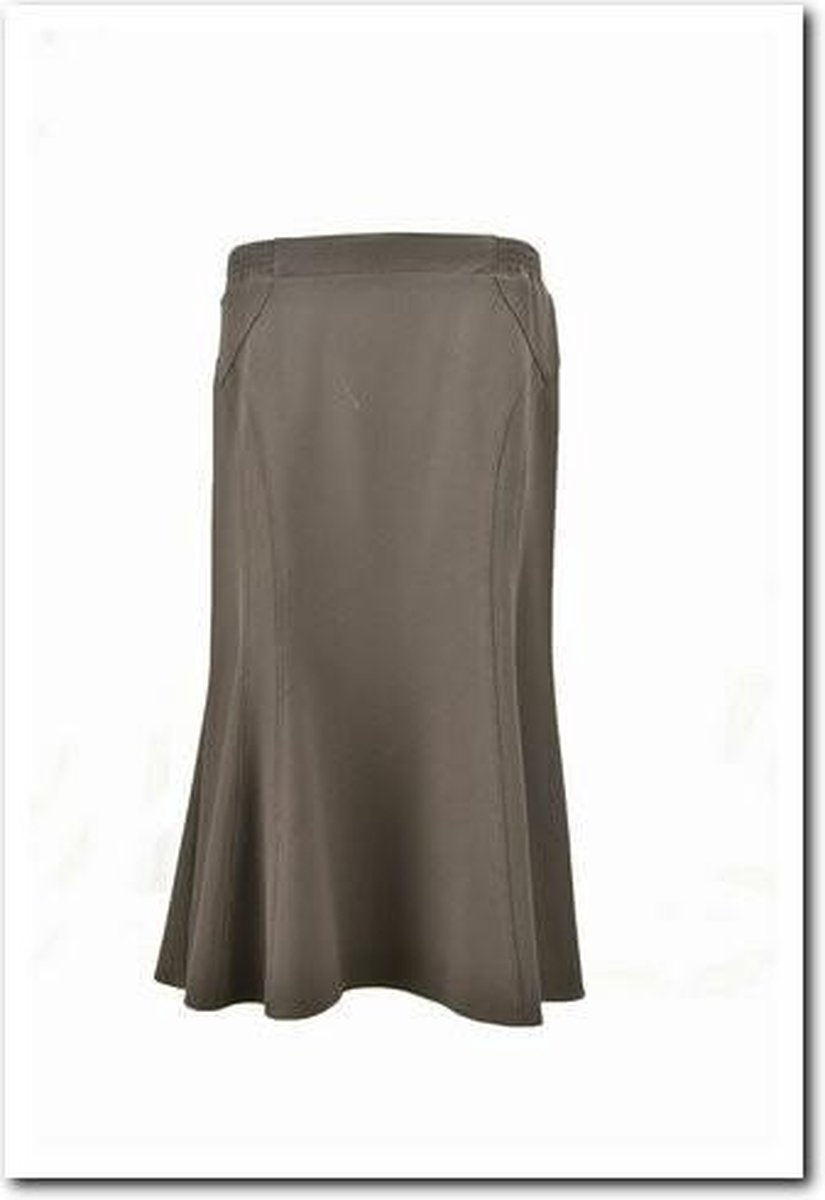Sensia Rok Elastiek -  Model Ranco - Taupe - maat 38