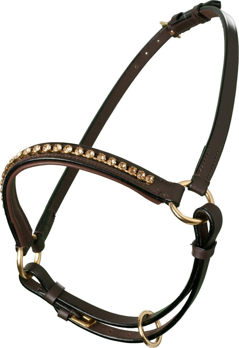 MHS Showhalster Mon Cherie Bruin/Goud mt 3