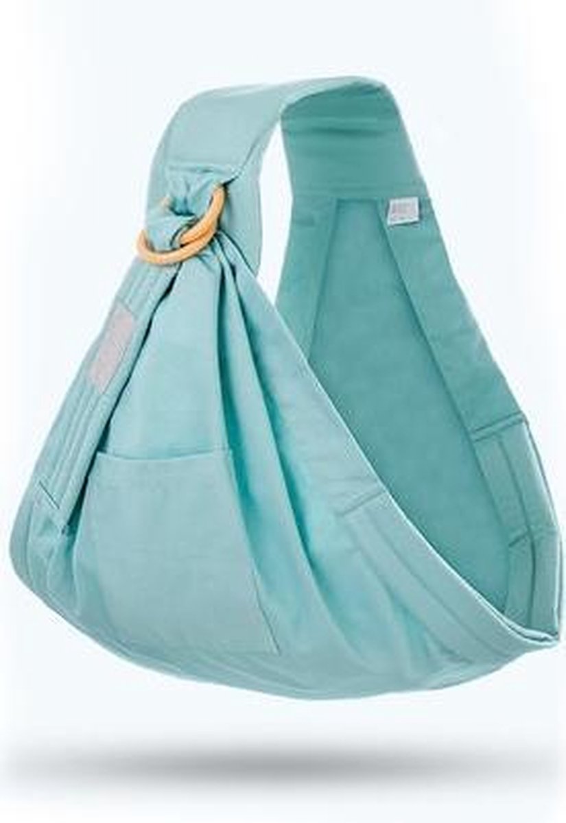 Ring Sling Draagdoek | Turquoise | Borstvoedingsdoek | Voedingsdoek | Heupdrager | 0 - 36 maanden | Gratis verzending | Kidzstore.eu