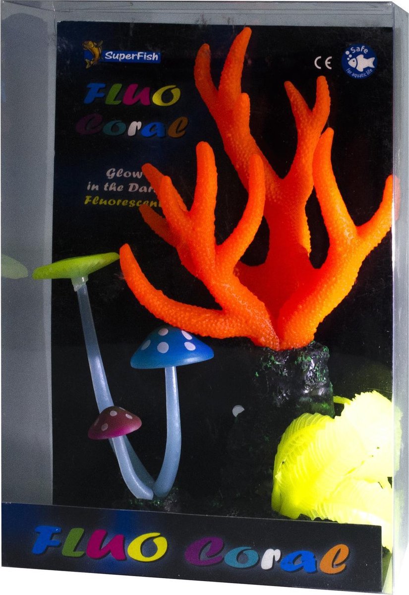 Superfish Fluo Coral 21x14x6.5 cm Oranje