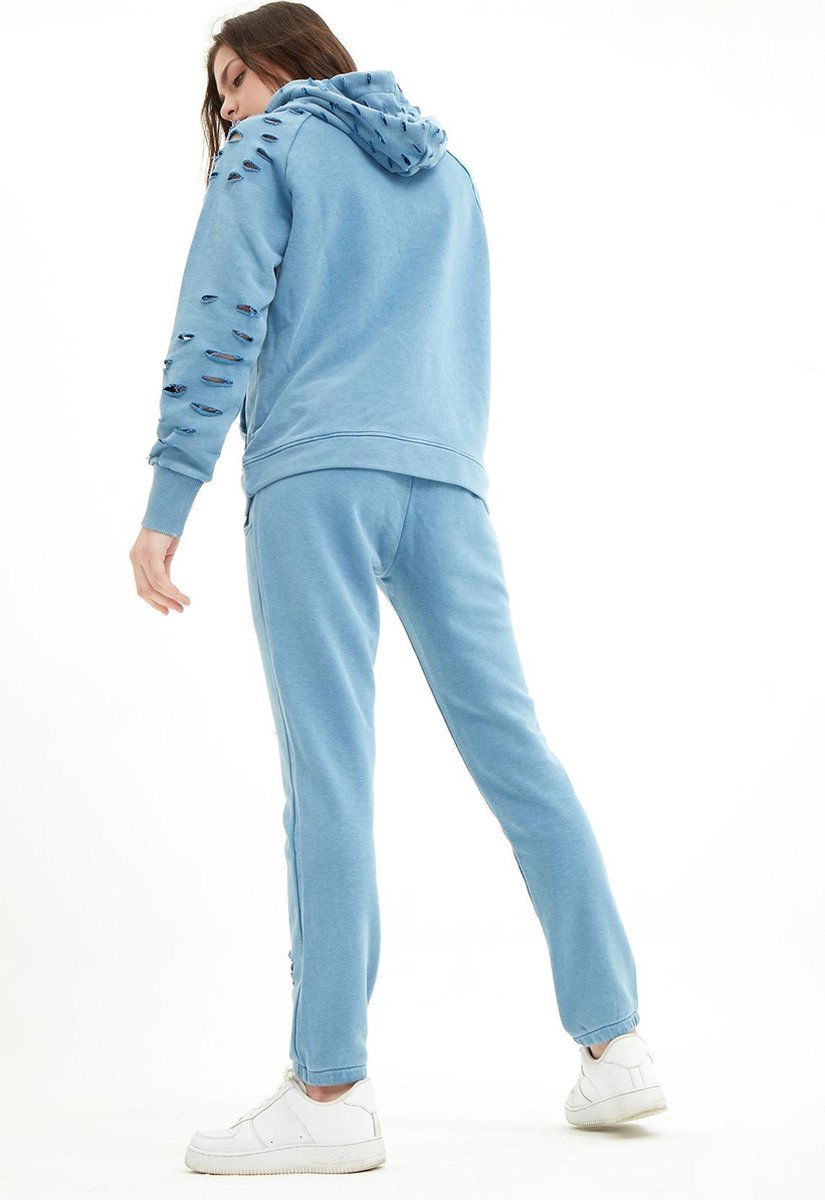 SCR. Nirora Hoodie Met Gescheurde Details