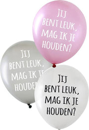 Ballonnen Jij bent leuk