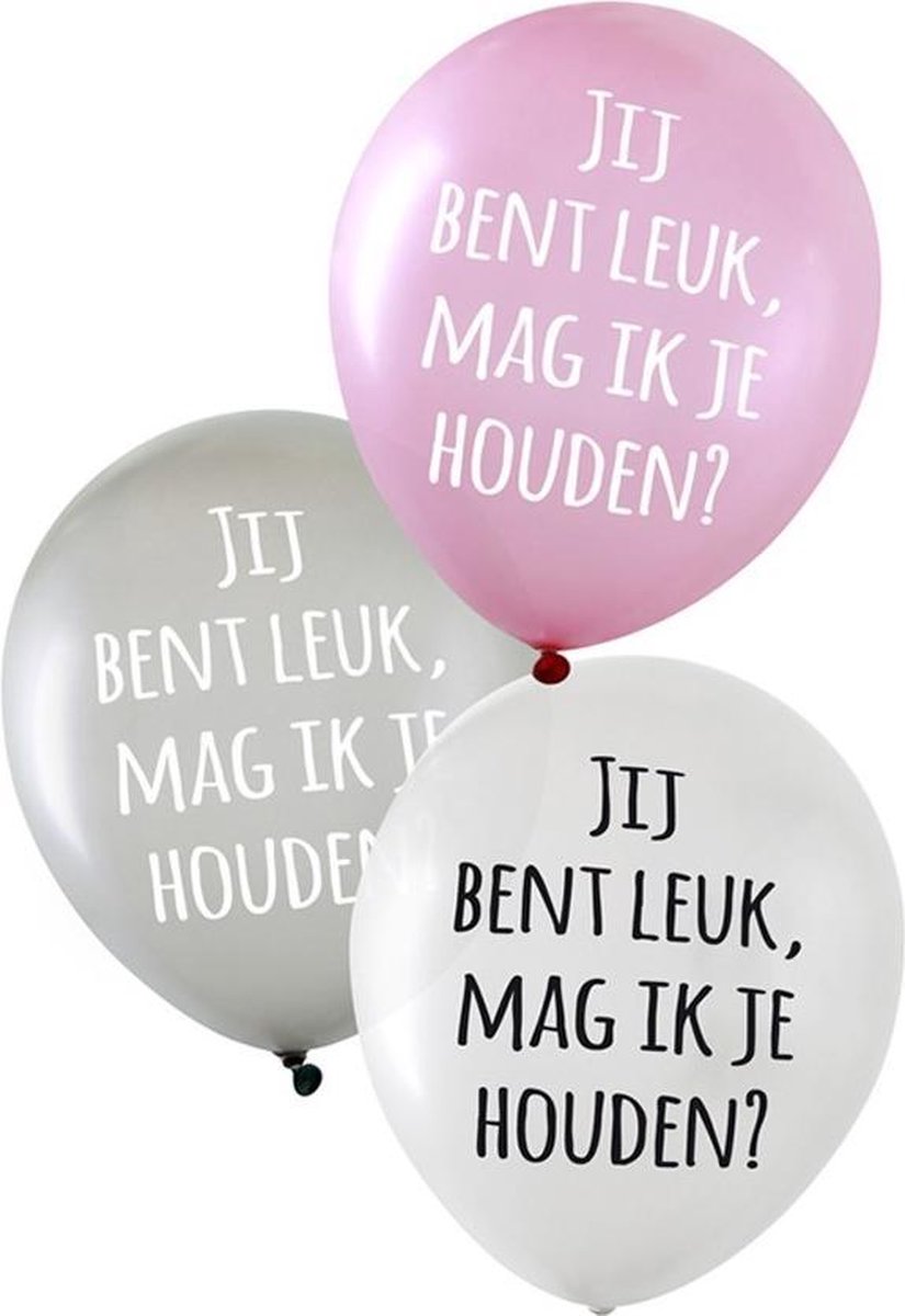 Ballonnen Jij bent leuk