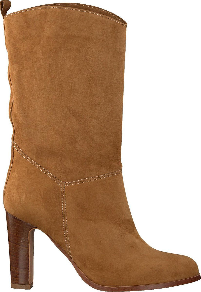 Notre-V Ai283 Enkellaarsjes - Enkelboots - Dames - Cognac - Maat 41