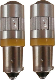 Canbus LED knipperlicht 6 HighPower BAY9s / H21w - oranje