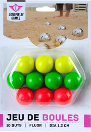 Longfield Games Jeu De Boule Hout Fluor - Buts