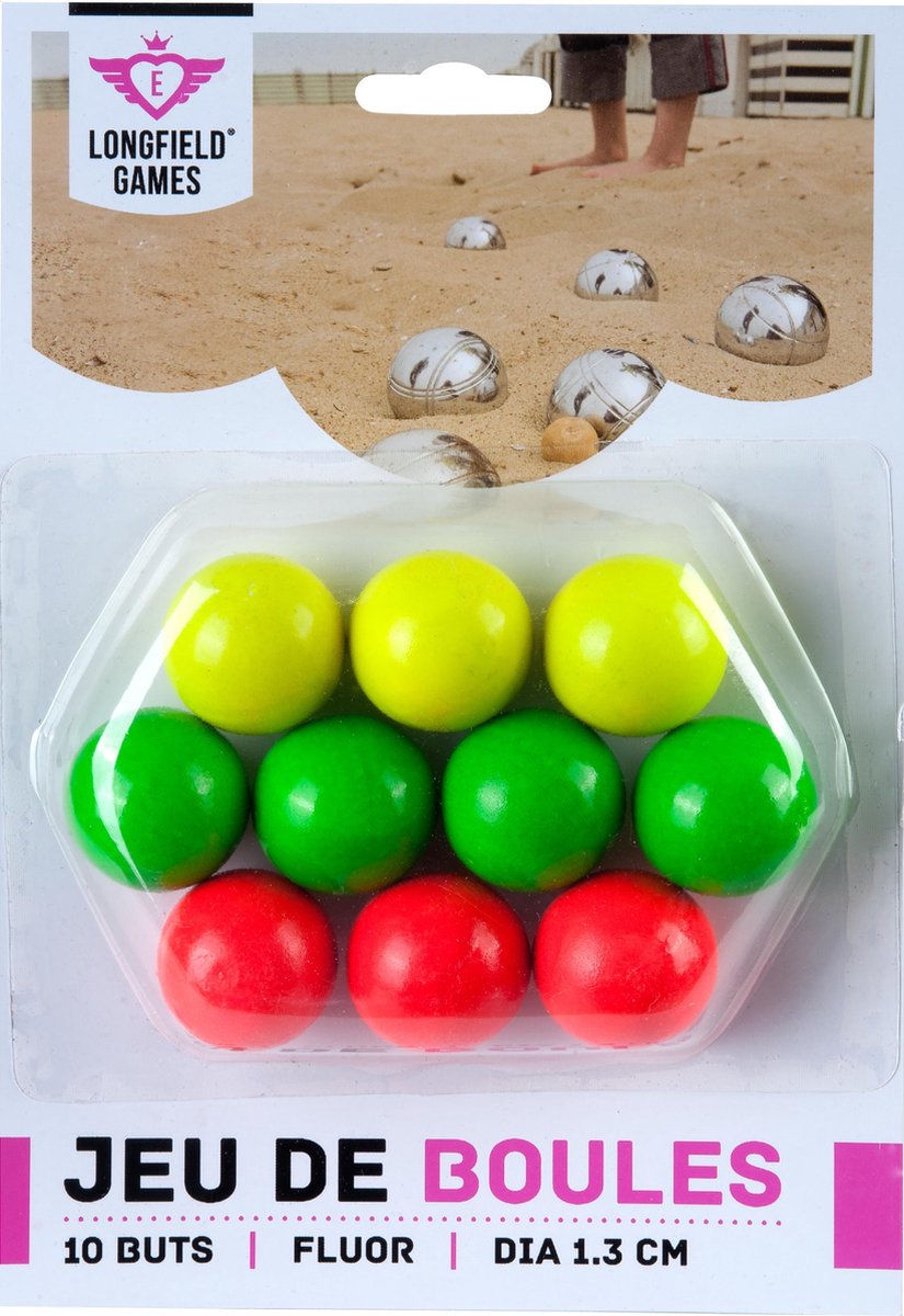 Longfield Games Jeu De Boule Hout Fluor - Buts