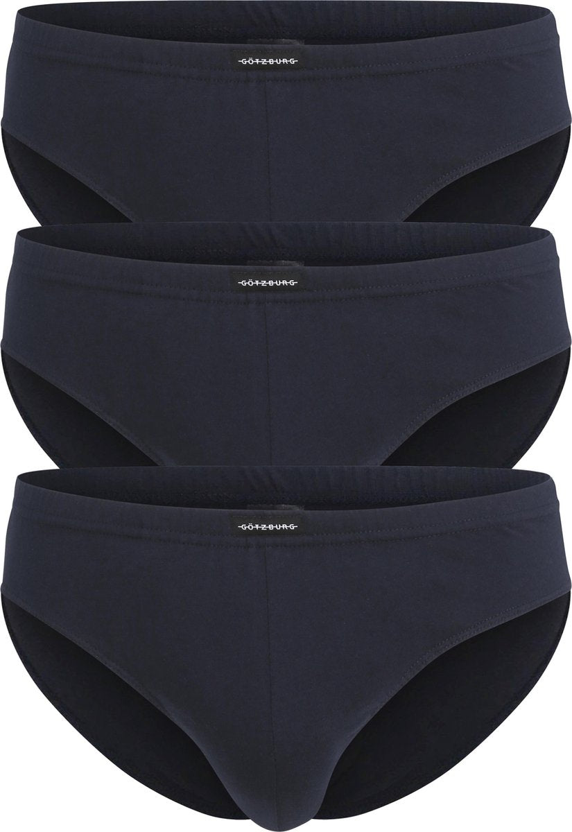 Gotzburg heren slips (3-pack) - donkerblauw -  Maat: XL