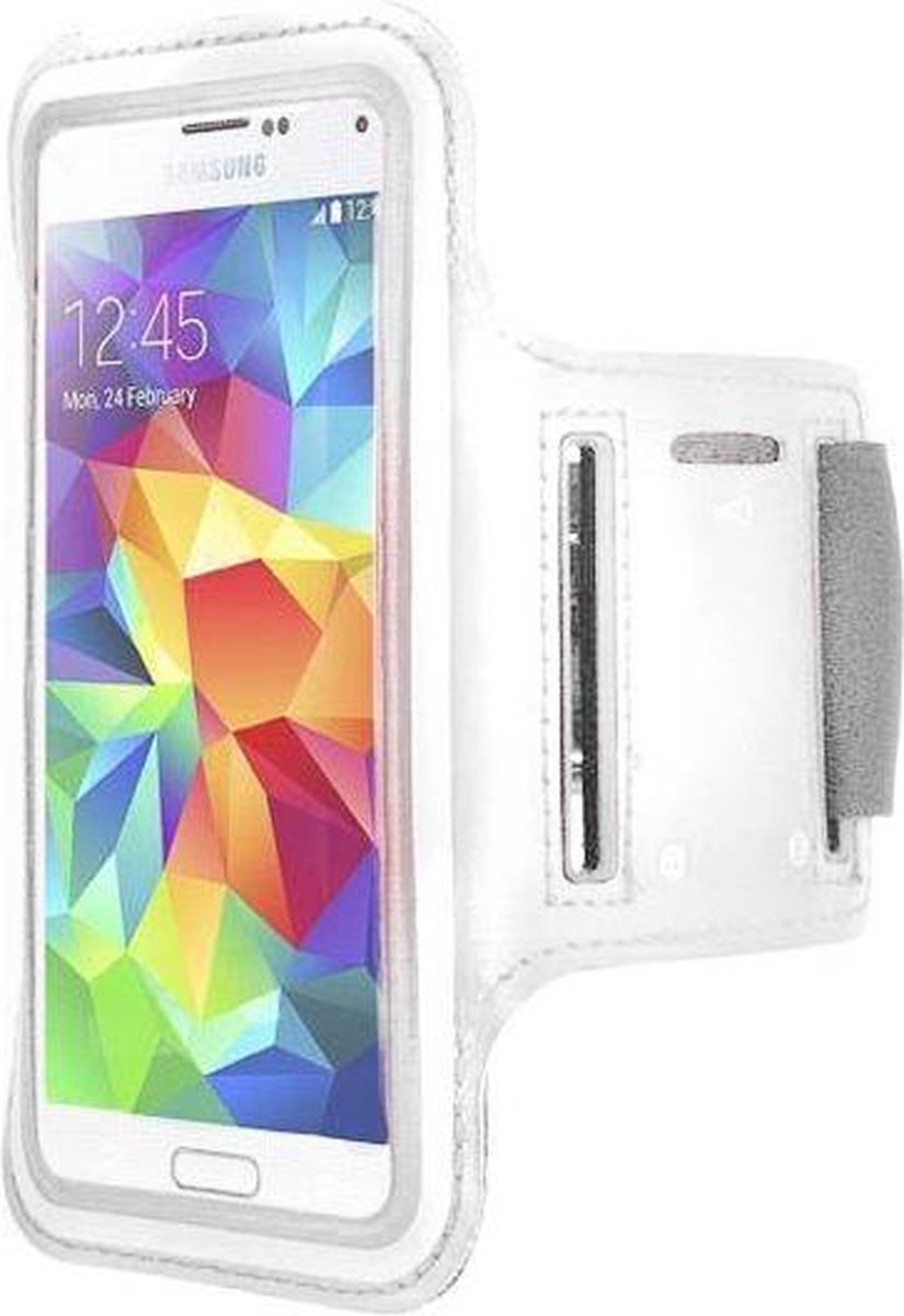 Samsung Galaxy A3 sports armband case Wit White