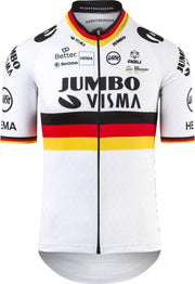 AGU Replica Duits Kampioen Fietsshirt Team Jumbo Visma Heren - Wit - XXL