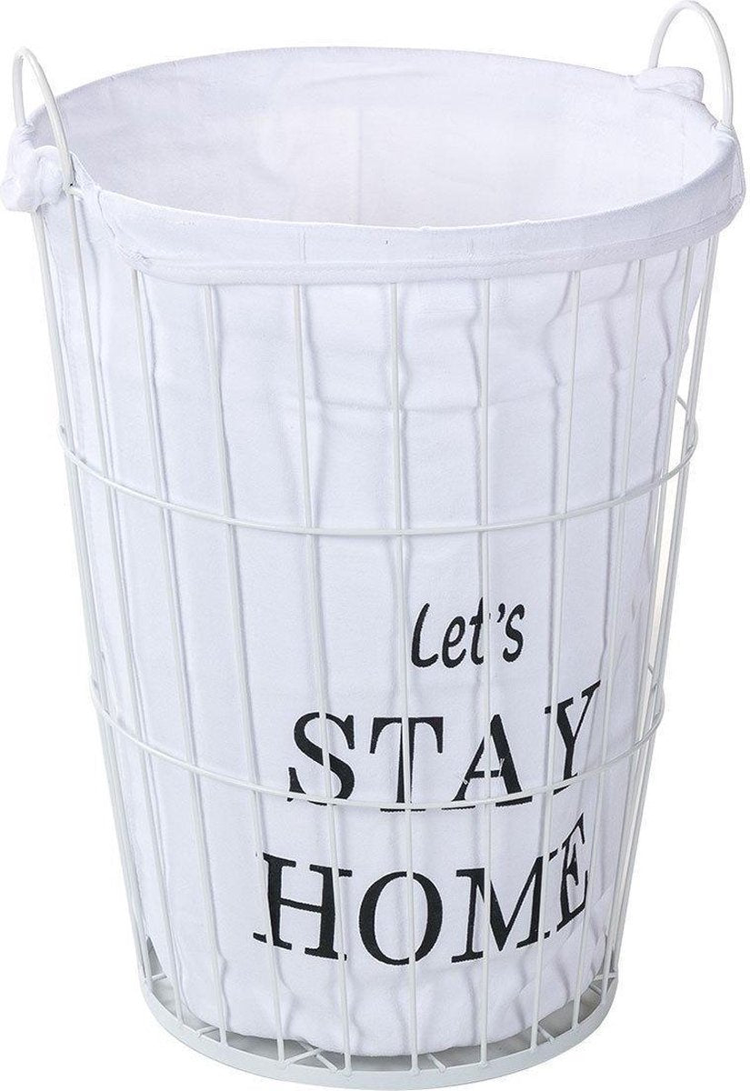 Baytex Wasmand Stay Home L - Wit