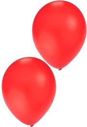 Rode ballonnen 10 stuks | Ballonnen rood voor lucht en helium