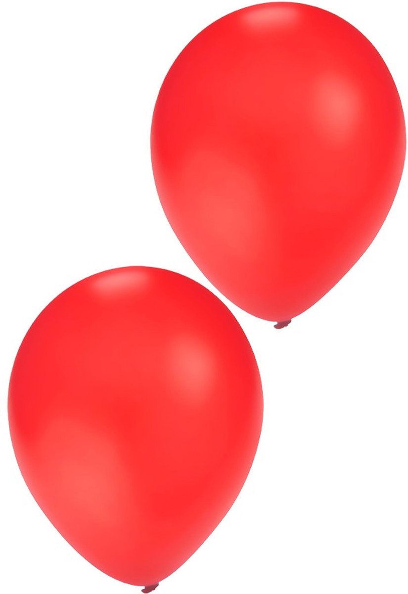 Rode ballonnen 10 stuks | Ballonnen rood voor lucht en helium