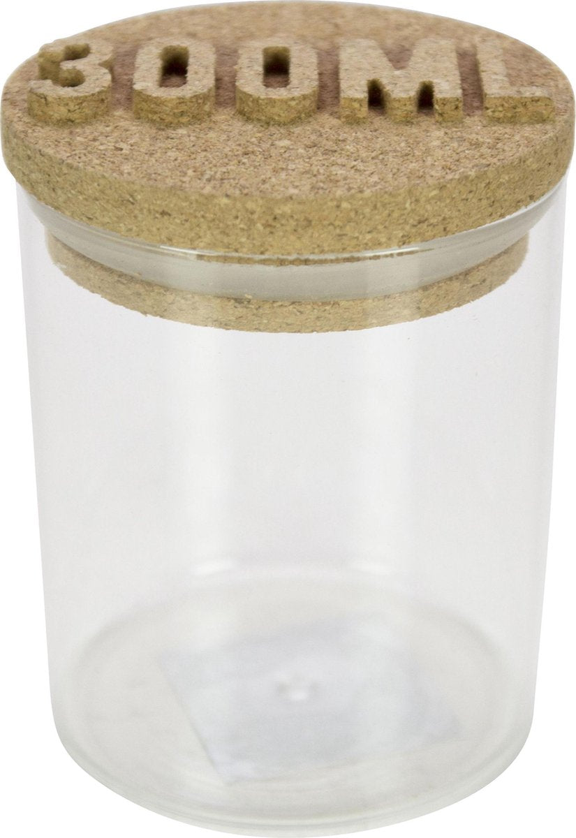 Glazen voorraadpot 300 ML