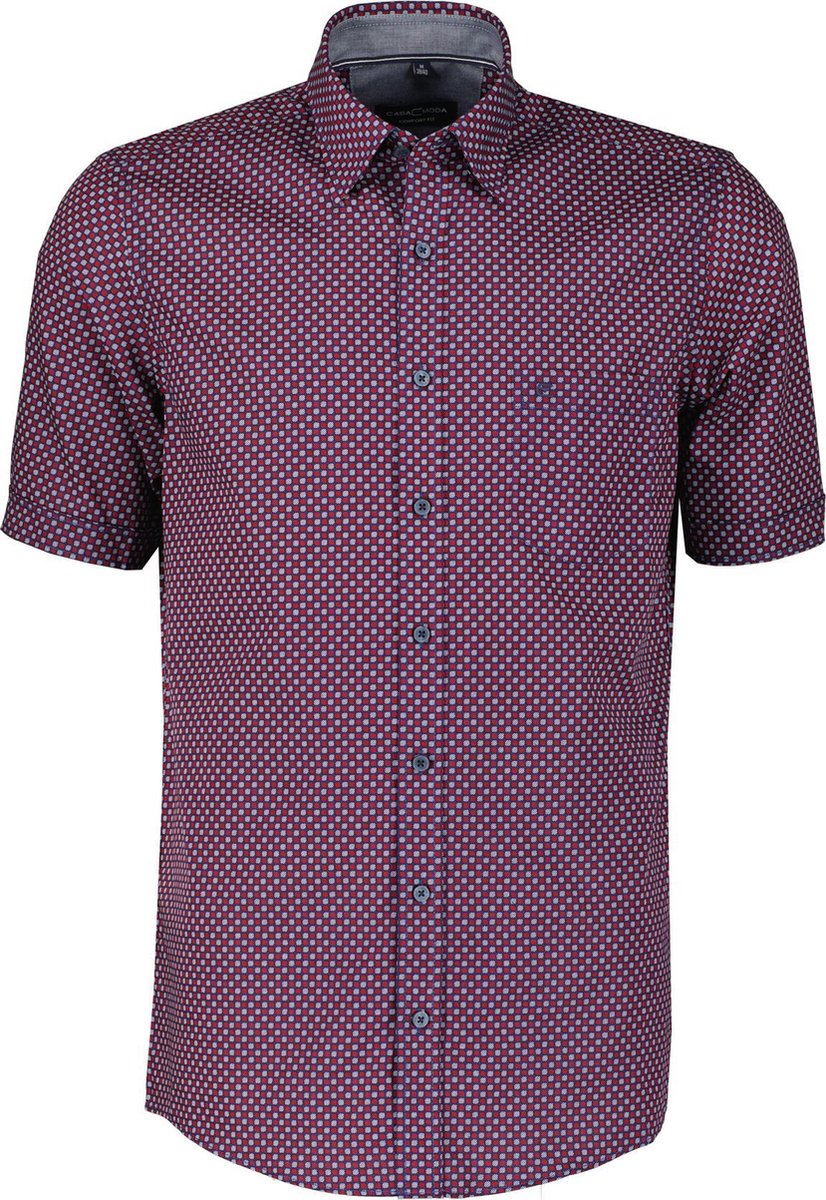 Casa Moda Overhemd - Regular Fit - Blauw - 4XL Grote Maten
