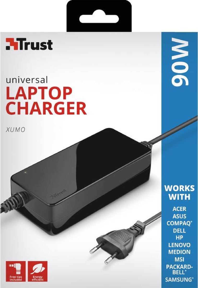 Trust Xumo | Laptop charger | 90 W