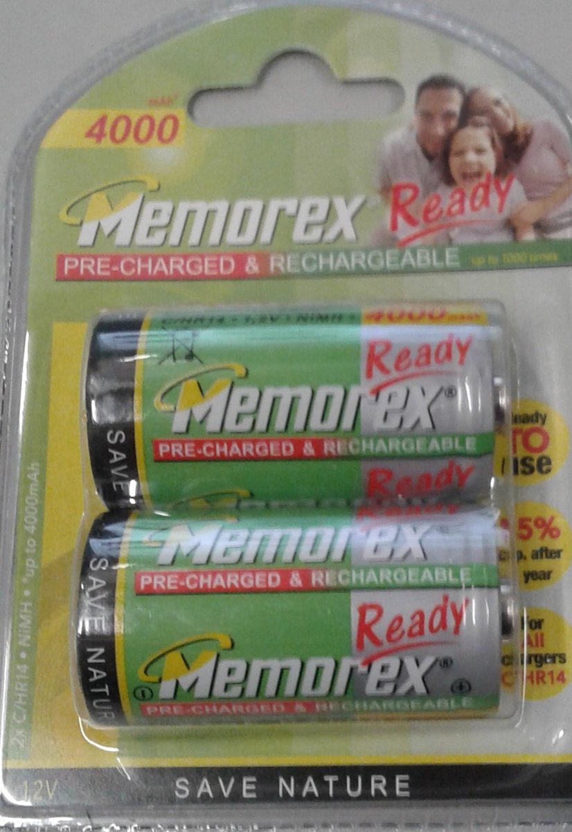 memorex oplaadbare batterijen