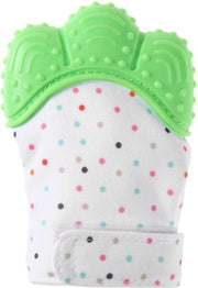 Bijthandschoen – Bijtring – Bijt Speeltje - Speen Sabbel Handschoen – Teething Mittens - Groen