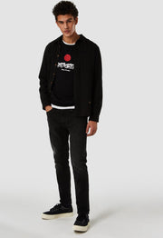 Stephen Red Dot Black