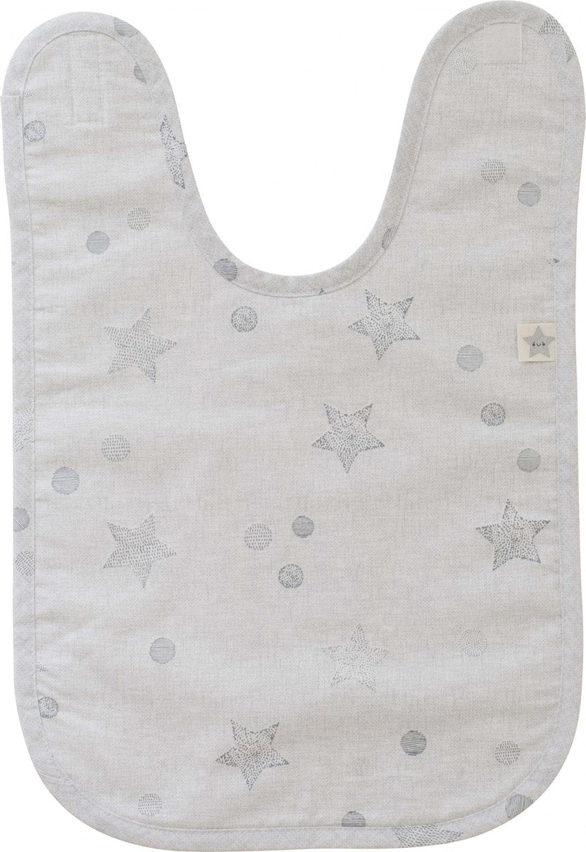 Pericles Slabbetje Star Large Bamboo 45 Cm Lichtgrijs
