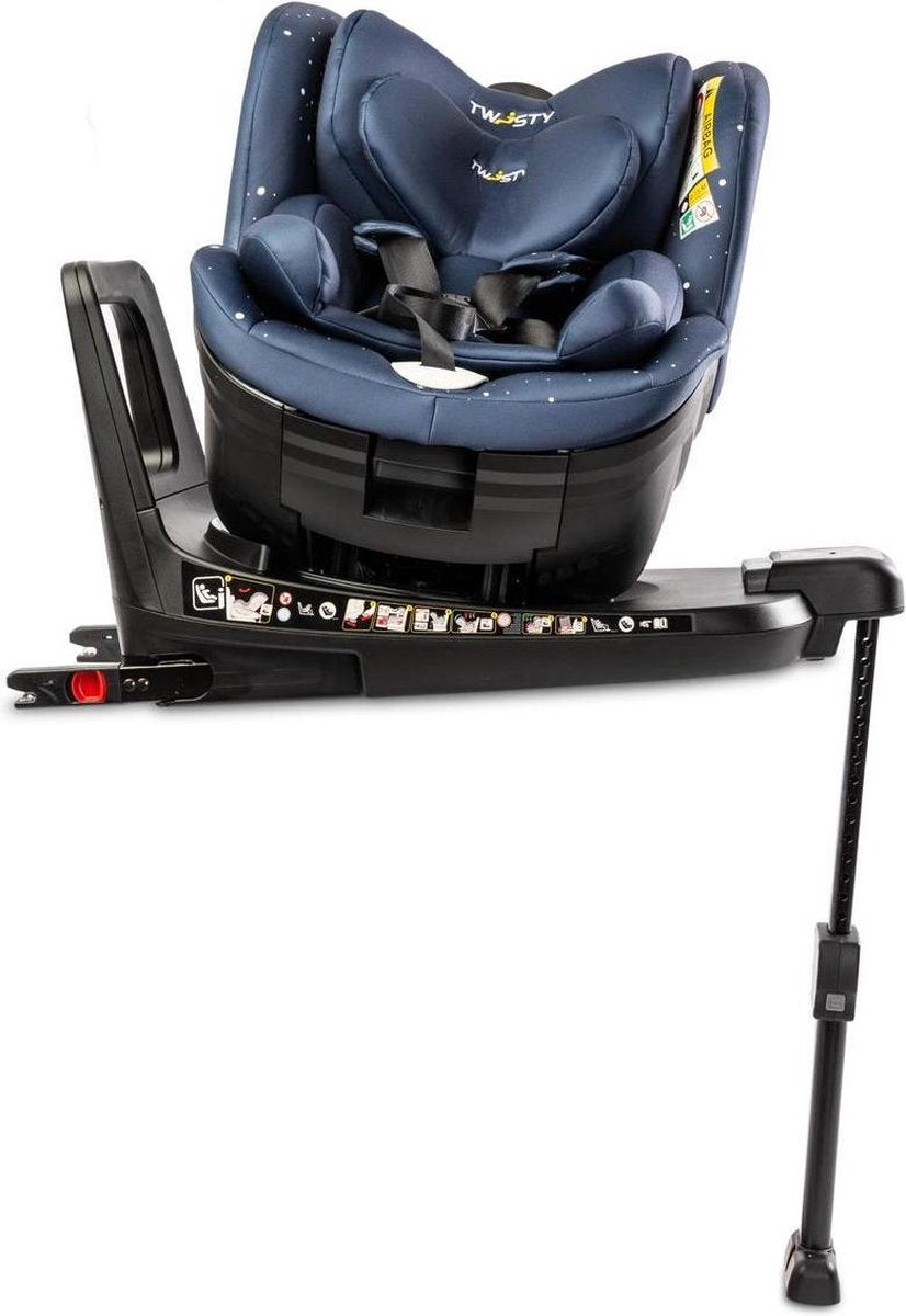 Twisty i-Size Autostoel 360 graden draaibare (0 - 18kg) Marine blue