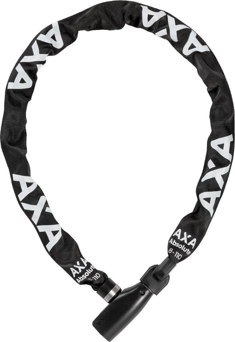 Axa Absolute - Kettingslot - 110 cm Lang - 8 mm Schakels - Zwart