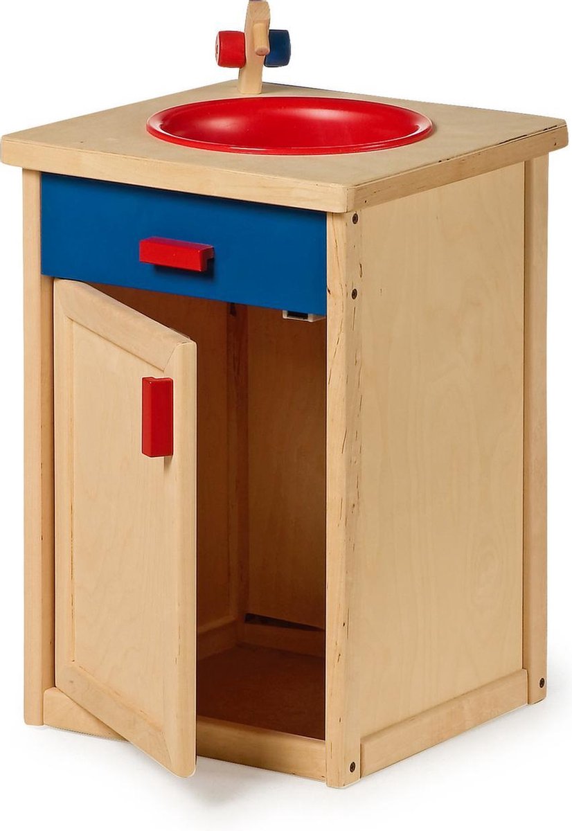 Base Toys Houten Keukenkastje met Afwasbak