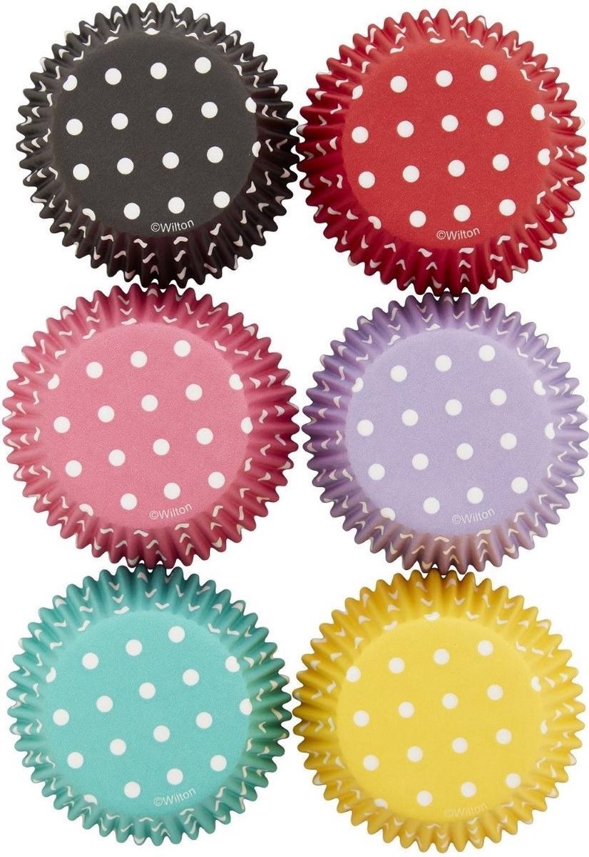 Wilton Cupcakevormpjes Stippen - pk/300